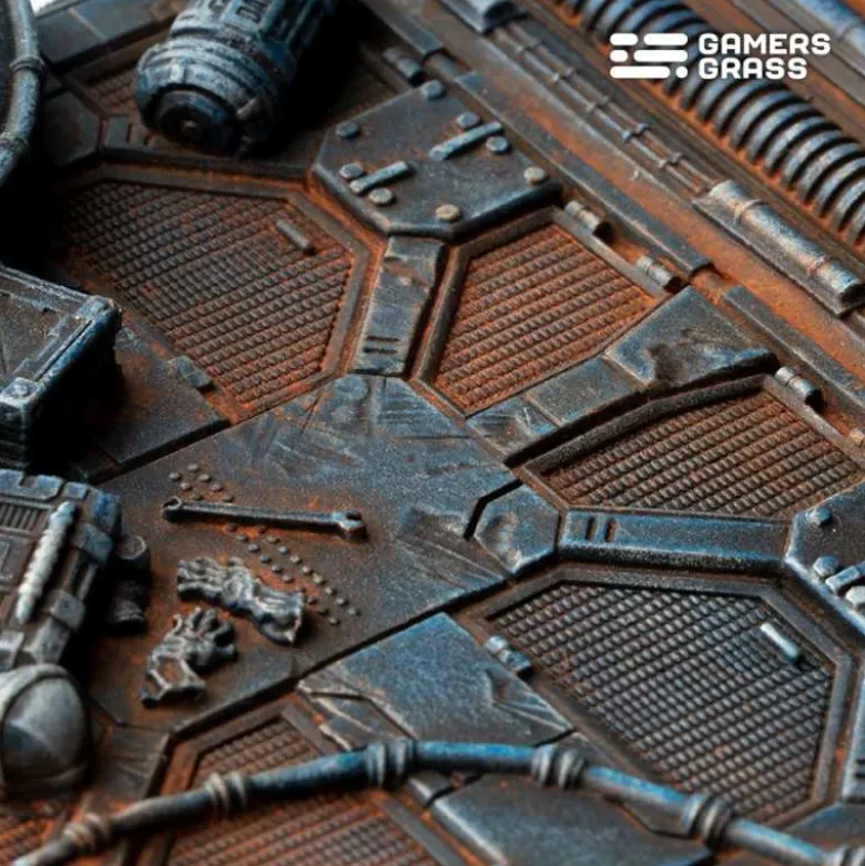 Spaceship Corridor Bases Round 100mm (x1)