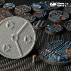 Spaceship Corridor Bases Round 60mm (x2)