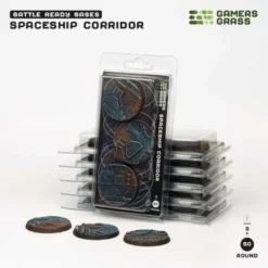 Spaceship Corridor Bases Round 50mm (x3)