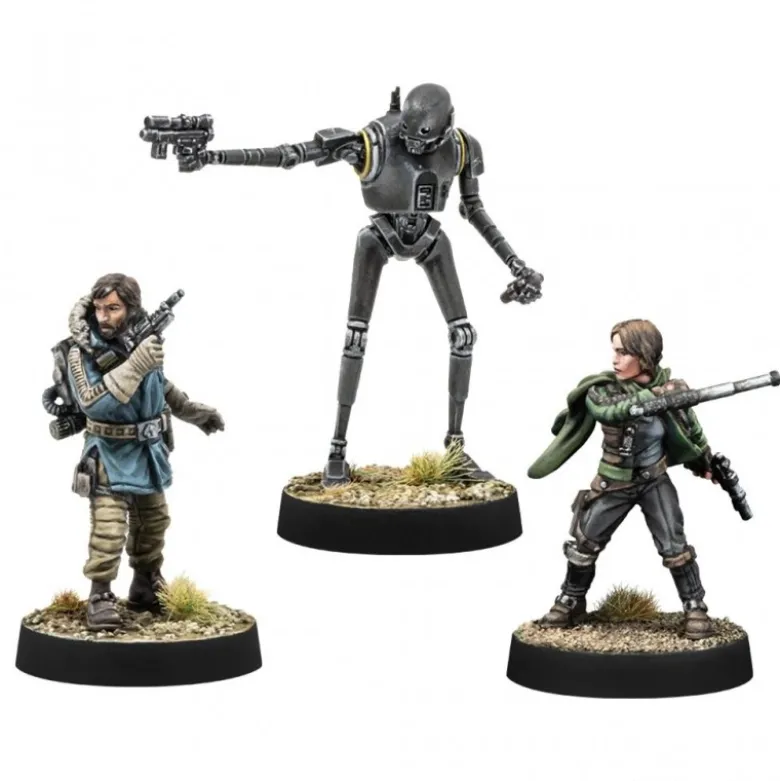 SW Legión: Cassian Andor, Jyn Erso & K-2SO