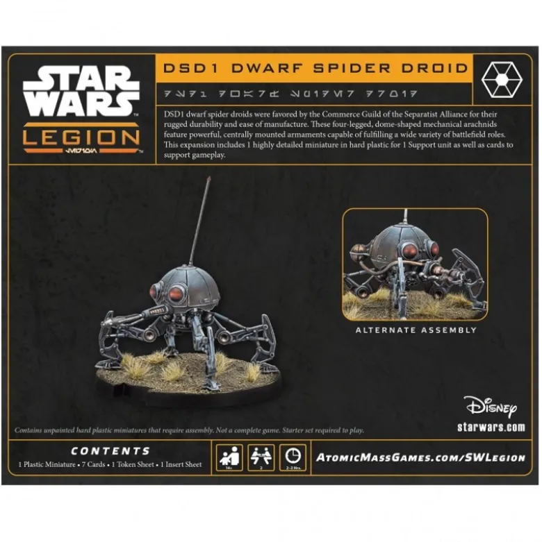 SW Legión: DSD1 Dwarf Spider Droid
