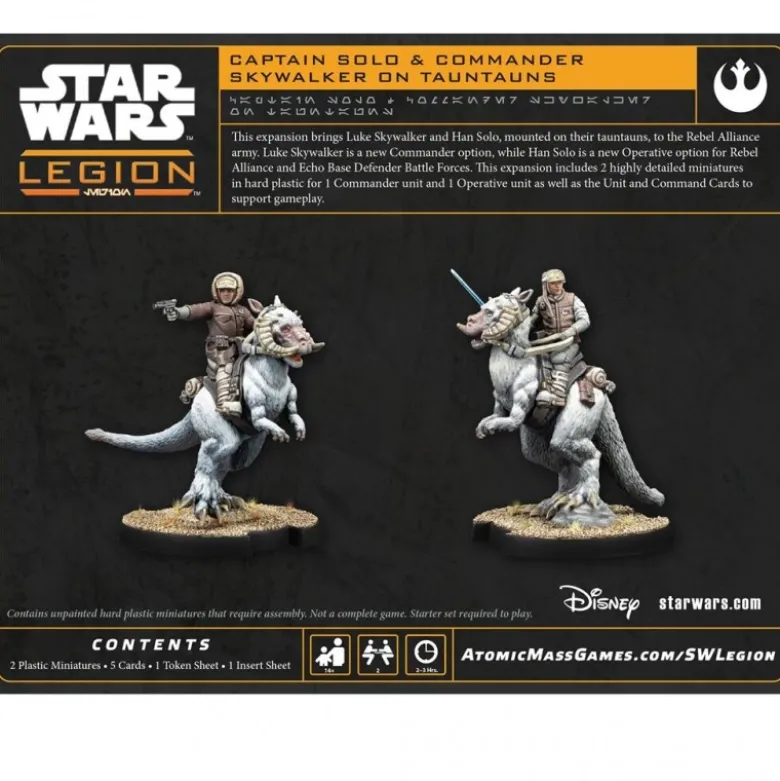SW Legión: Han Solo & Luke Skywalker on Tauntaun