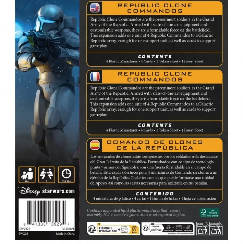 SW Legión: Republic Clone Commandos