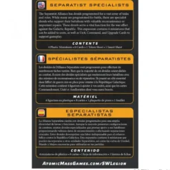 SW Legión: Separatist Specialists (Castellano)