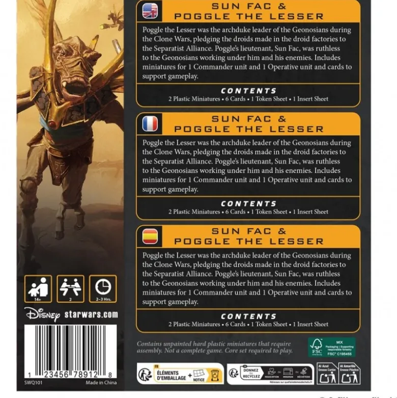 SW Legión: Sun Fac & Poggle the Lesser -- Pre-pedido --