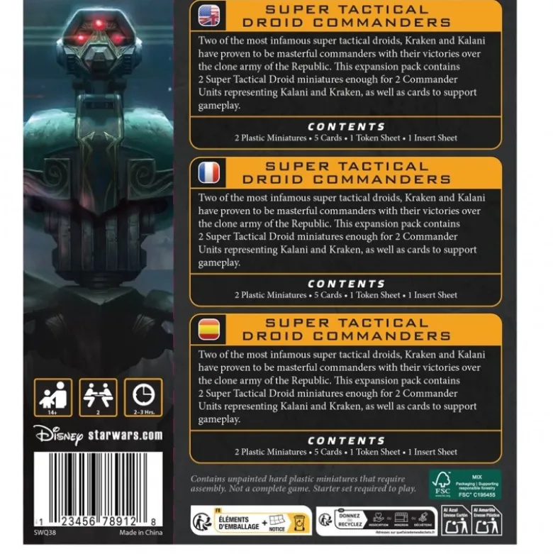 SW Legión: Super Tactical Droid Commanders