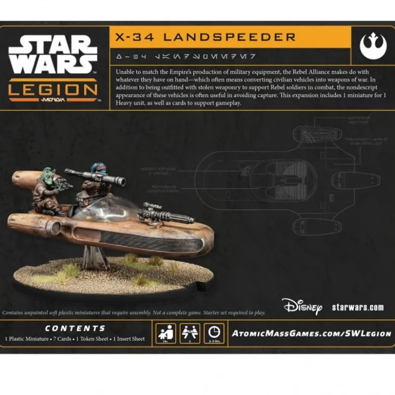 SW Legión: X-34 Landspeeder (Castellano)