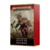 Tarjetas De Unidad: Filos De Khorne (Castellano)