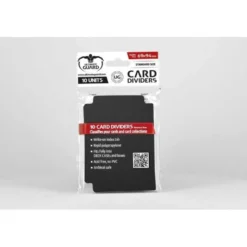 Tarjetas Separadoras para Cartas Tamaño Estándar Negro (10)