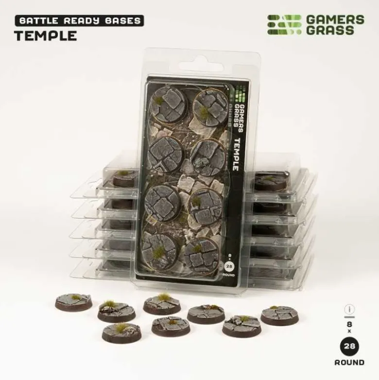 Temple - Round 28mm (x8)