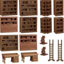TerrainCrate: Library (16 piezas)