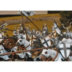Teutonic Knights Cavalry (12 Mounted Plastic Figures)