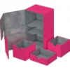 Twin Flip'n'Tray 200+ Caja de Cartas Tamaño Estándar XenoSkin Rosa