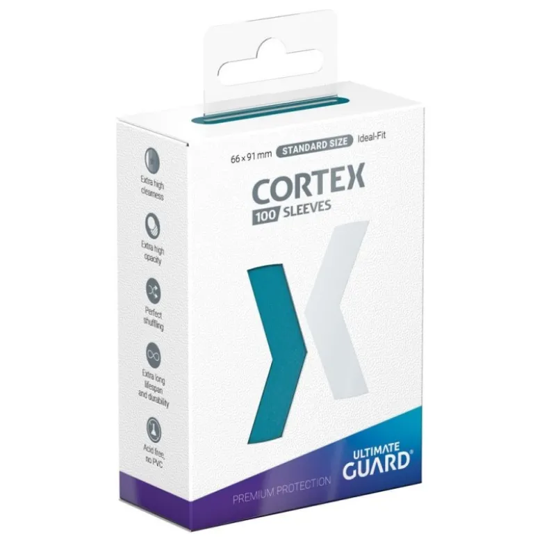 Ultimate Guard Cortex Sleeves Tamaño Estándar Gasolina Azul (100)