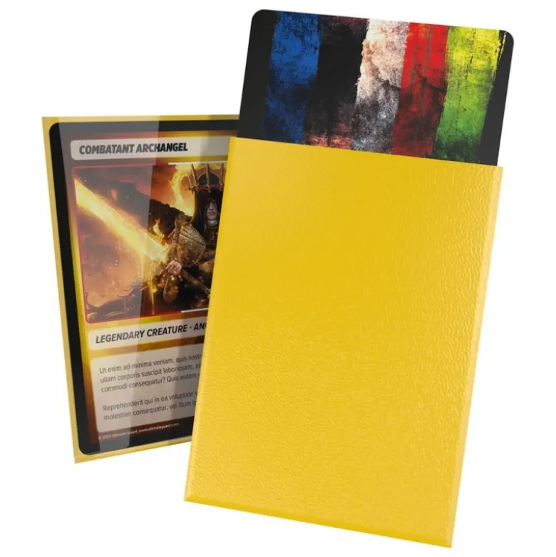 Ultimate Guard Cortex Sleeves Tamaño Estándar Yellow (100)