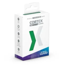 Ultimate Guard Cortex Sleeves Tamaño Estándar Verde Mate (100)