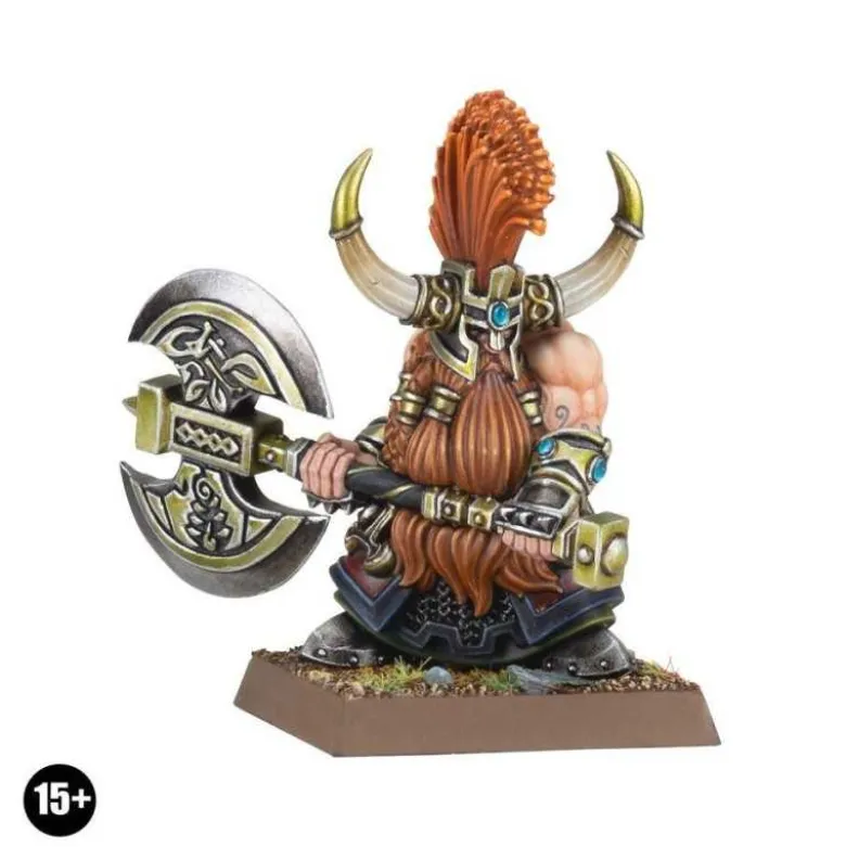 Ungrim Ironfist, the Slayer King of Karak Kadrin (FW Resin)