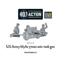 Us Army 37mm At Gun Team