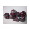 Velvet Black W/red Set (7)
