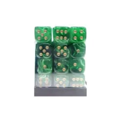 Vortex Green with Gold 12 mm (36)