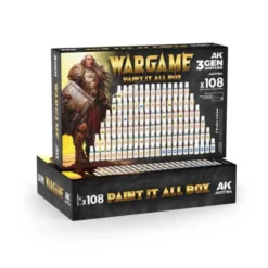 Wargame Paint It All Box 108 Colors 3Gen