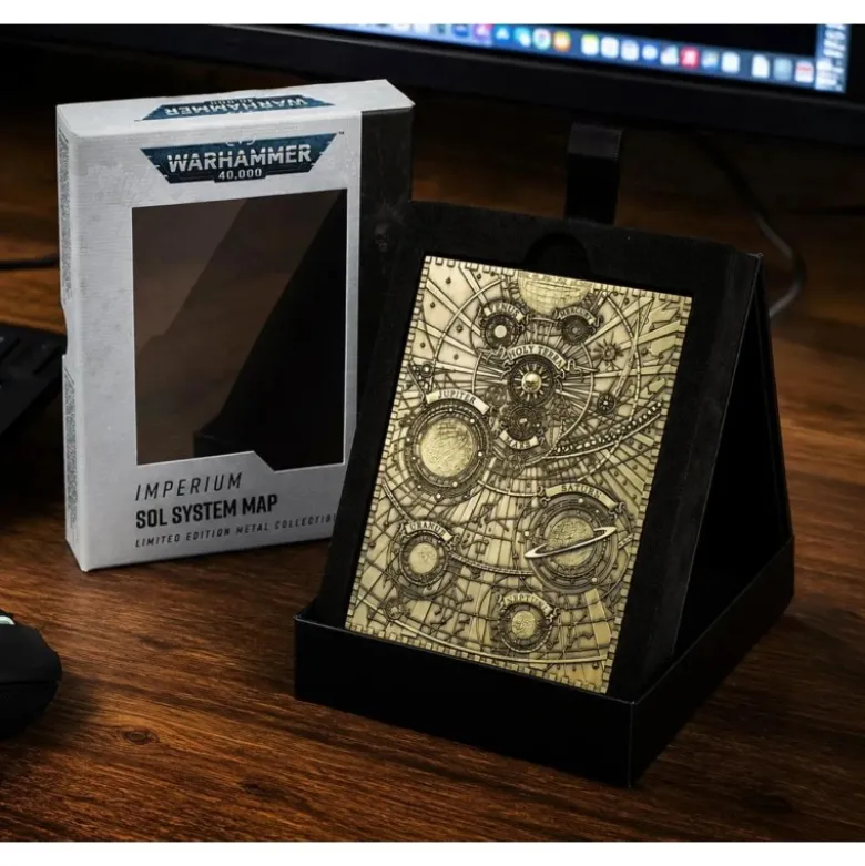Warhammer 40,000: Sol System Metal Map -- Pre-pedido --
