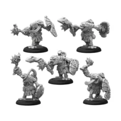 Warmachine: Southern Kriels Fire Tongue Warriors Command Cadre
