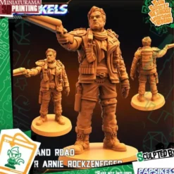 Wasteland Road Officer Arnie Rockzenegger