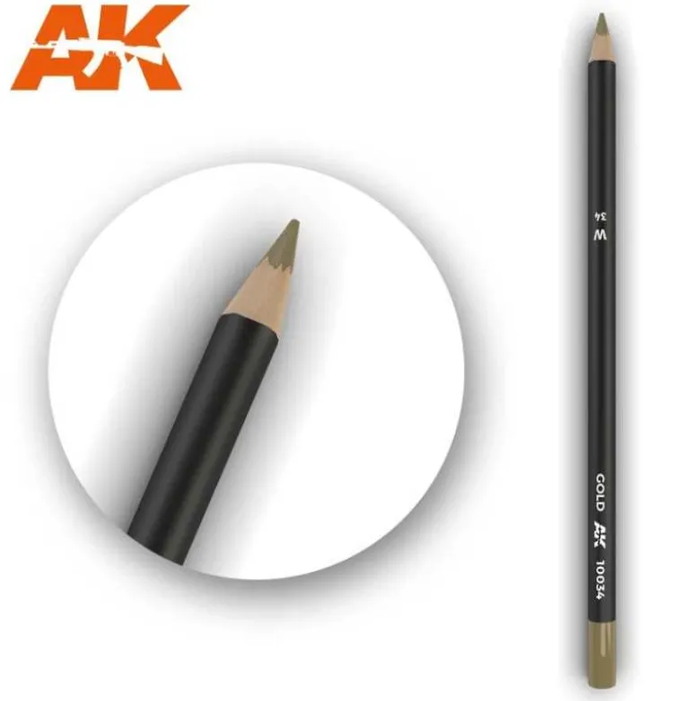 Watercolor Pencil Gold