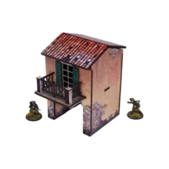 WW2 Italy Gate Balcony (1) Prepintado [28mm/1:56]