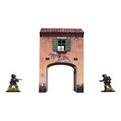 WW2 Italy Gate House (1) Prepintado [28mm/1:56]