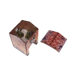 WW2 Italy Gate House (1) Prepintado [28mm/1:56]