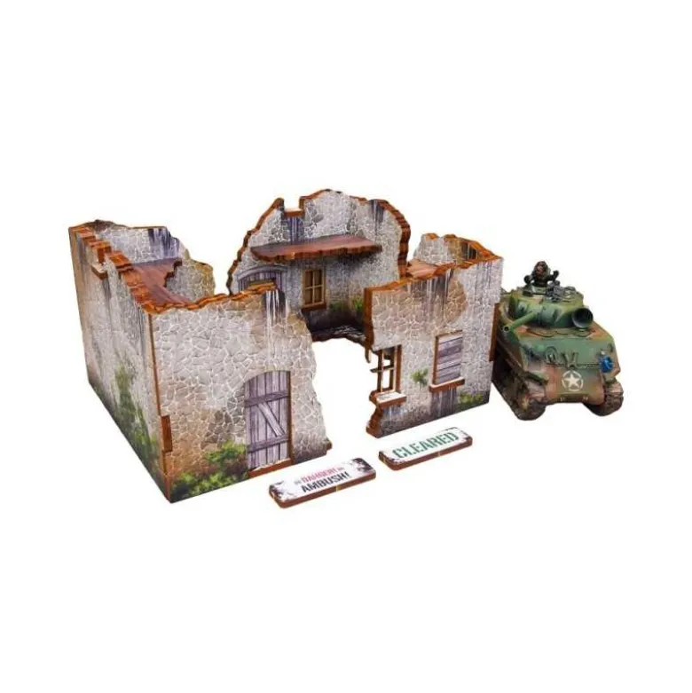 WW2 Normandy Achtung Panzer Ruins 1 (Prepintado)