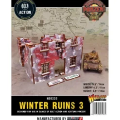 WW2 Normandy Achtung Panzer Winter Ruins 3 (Prepintado)