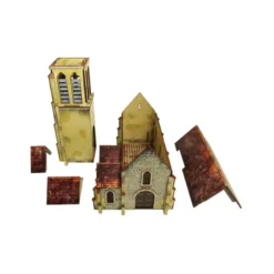 WW2 Normandy Church (Prepintado)