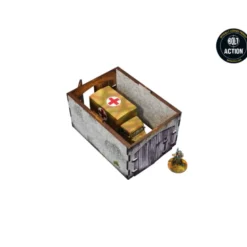 WW2 Normandy Coach House w. Chicken Coop (Prepintado)