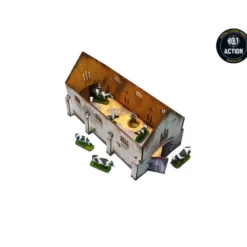 WW2 Normandy Cowshed (Prepintado)