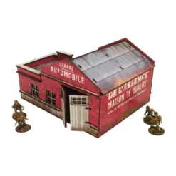 WW2 Normandy Garage w. Petrol Station (Prepintado)