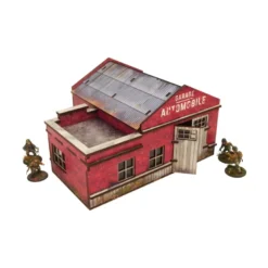 WW2 Normandy Garage w. Petrol Station (Prepintado)