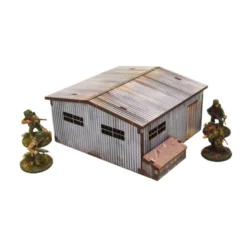 WW2 Normandy Large Tin Shed (Prepintado)