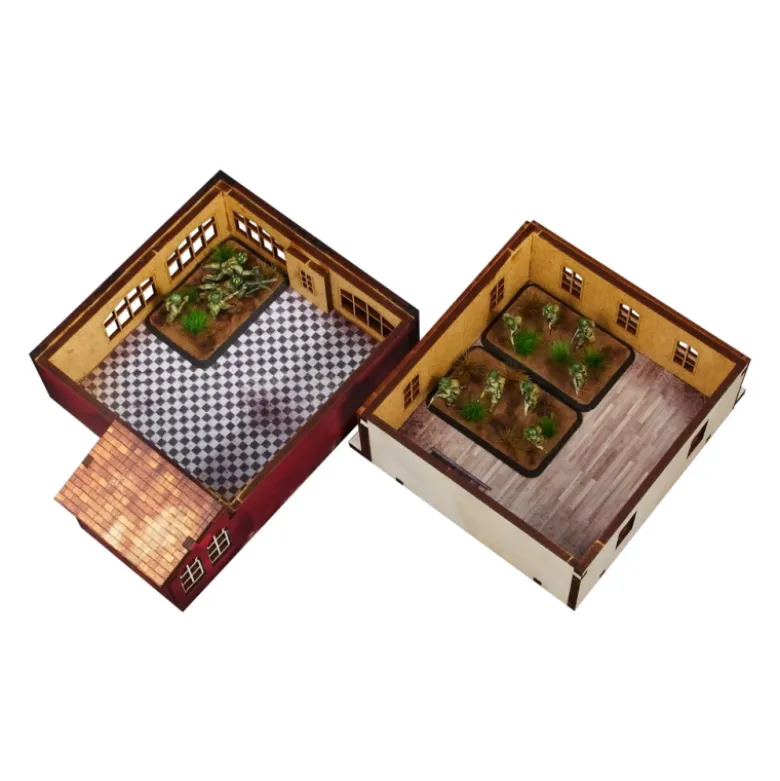 WW2 Normandy Restaurant (Prepintado) 15mm