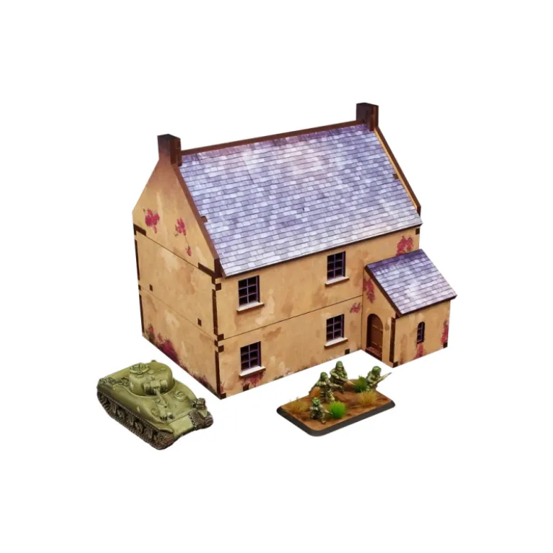 WW2 Normandy Townhouse 2 (Prepintado) 15mm
