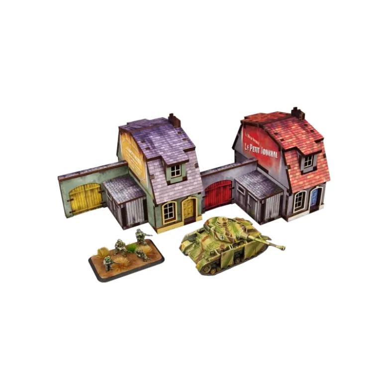 WW2 Normandy Townhouse 1 (Prepintado) 15mm