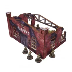 WW2 Ostfront Stalingrad Factory Front (1) (Prepintado) [28mm/1:56]
