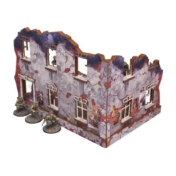 WW2 Ostfront Stalingrad Univermag Right (1) (Prepintado) [28mm/1:56]